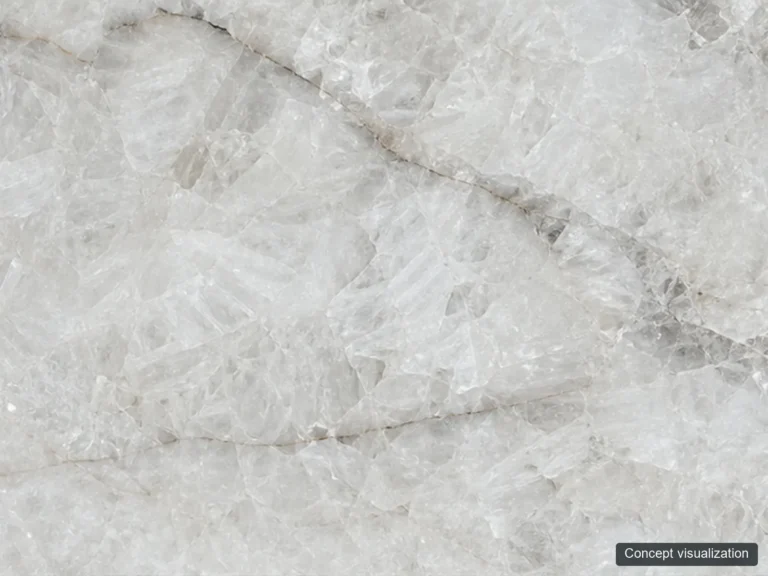 Cristallo surface reference concept visualization; not current inventory or a selected lot.
