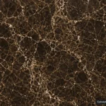 Dark Emperador surface reference concept visualization; not current inventory or a selected lot.