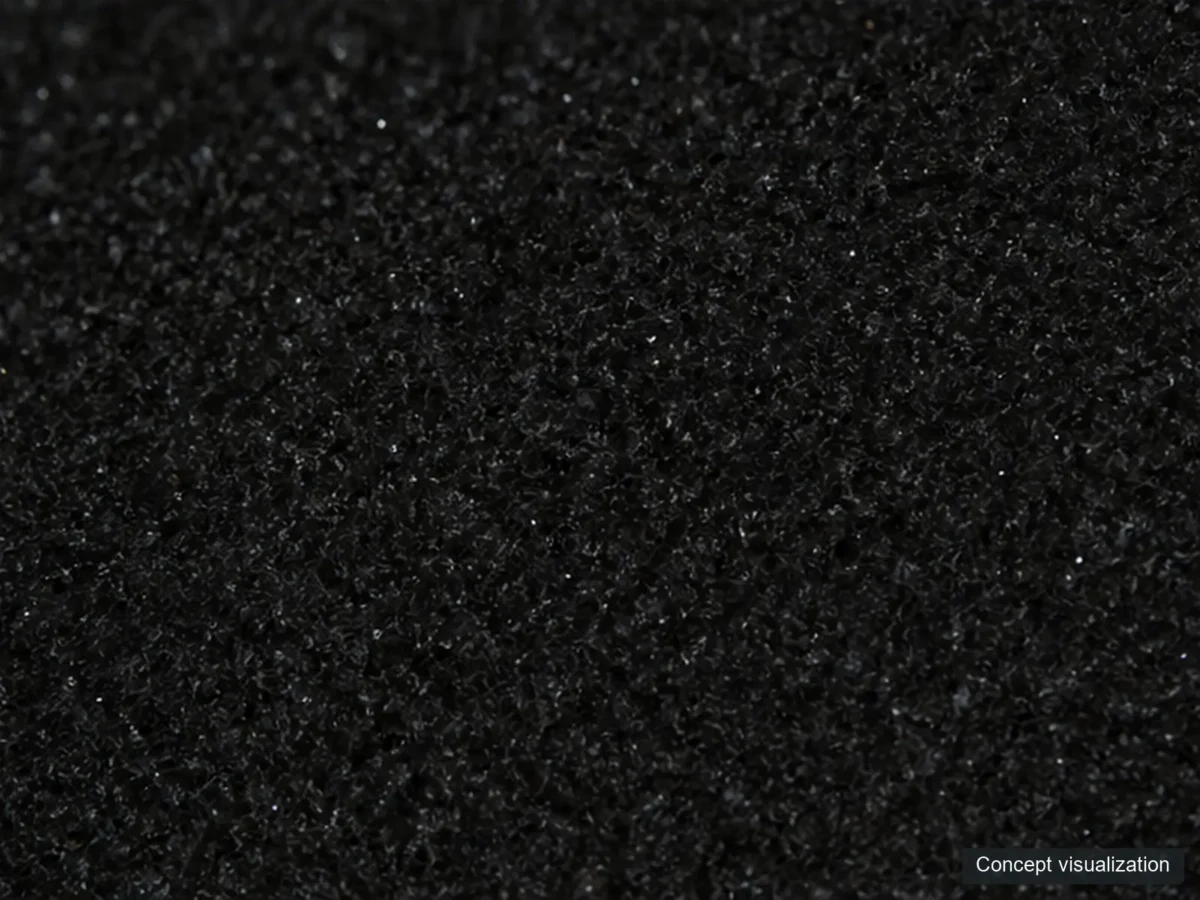 Indian Absolute Black detail reference concept visualization; not current inventory or a selected lot.