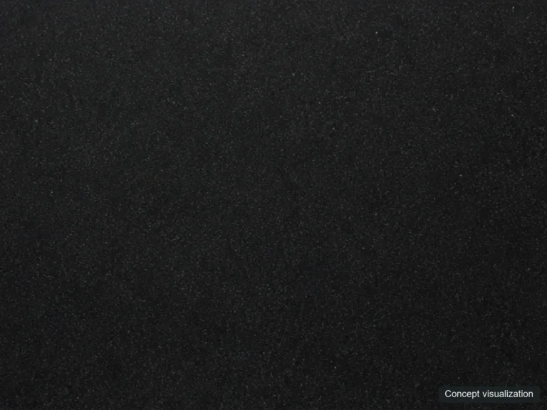Indian Absolute Black surface reference concept visualization; not current inventory or a selected lot.