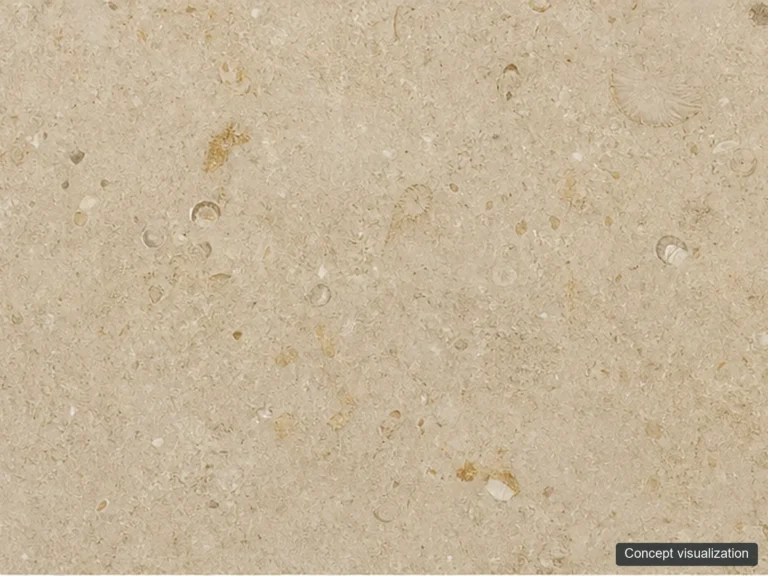 Jura Beige surface reference concept visualization; not current inventory or a selected lot.