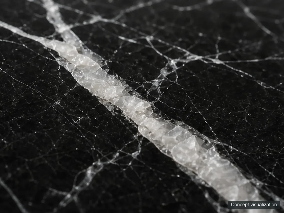 Nero Marquina detail reference concept visualization; not current inventory or a selected lot.