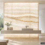 White Onyx application reference concept visualization; not current inventory or a selected lot.