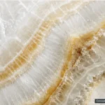 White Onyx detail reference concept visualization; not current inventory or a selected lot.
